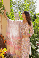 "Meher" Hand Block Printed Chanderi Suit Set(3pc)