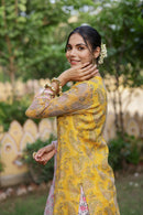 "Roshni" Kota Doriya Suit Set with dupatta(3pc)- XS