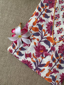 "Asha" Floral Cotton kurta