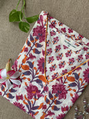 "Asha" Floral Cotton kurta