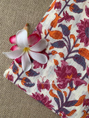 "Asha" Floral Cotton kurta