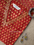 "Komal" Handwork Cotton kurta with dupatta - 2pc