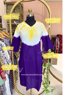 "Chitrang" Handcrafted Tie and Dye Cotton kurta