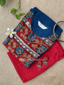 "Sumbul" Hand Block Printed Kurta with Straight Pant-2pc