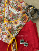 "Shugna" Hand Block Printed Kurta with Straight Pant-2pc
