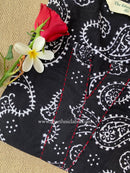 "Ghazal" Kantha Block Printed Cotton kurta (S to 5XL)