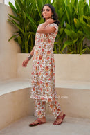 "Haniya" Hand Block Printed Cotton kurta