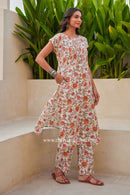 "Haniya" Hand Block Printed Cotton kurta