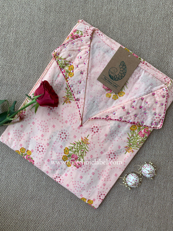 "Naqsh" Collared Printed Cotton kurta