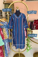 "Resham" Laced Cotton kurta