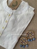 "Nirmal" Buttoned Cotton kurta