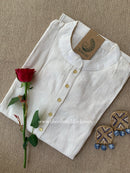"Nirmal" Buttoned Cotton kurta
