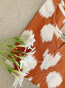 "Lekhni" Rust Cotton kurta