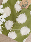 "Lekhni" Green Cotton kurta
