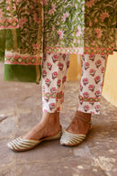 "Zarq" Hand Block Printed Chanderi Suit Set(3pc)