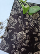 "Nootan" Black cotton Kurta