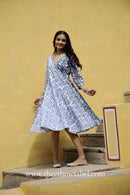 "Sephora" Cotton Angrakha Dress