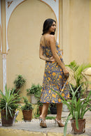 Blue Flaura 'Grace' Pure Cotton Dress