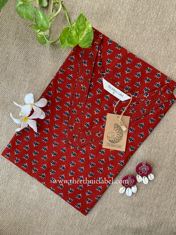 "Haya" Kamal Cotton kurta