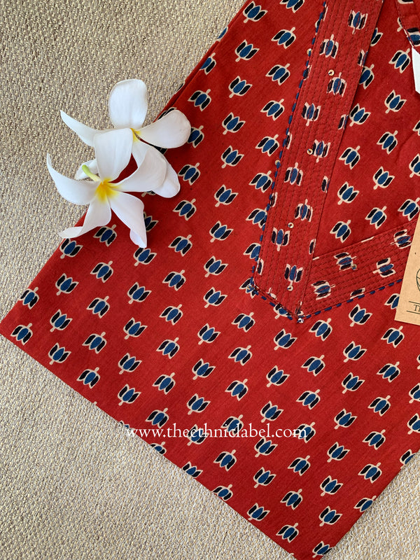 "Haya" Kamal Cotton kurta