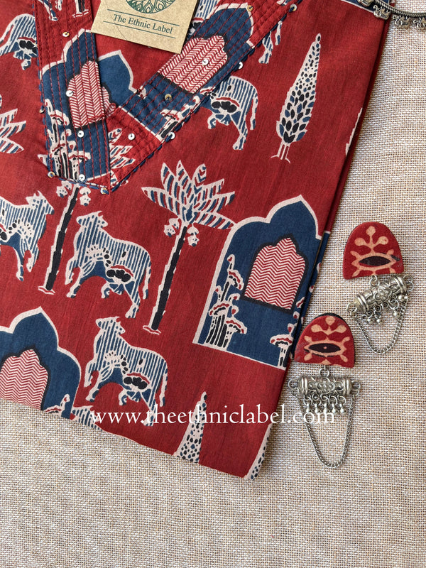 "Jaanki" Jhanrokha Cotton Kurta