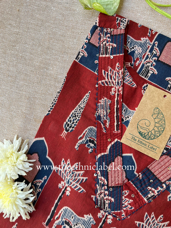 "Jaanki" Jhanrokha Cotton Kurta