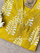 "Safina" Boota Cotton kurta