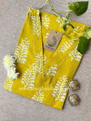 "Safina" Boota Cotton kurta