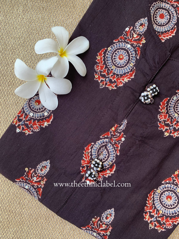 "Badar" Boota Cotton kurta
