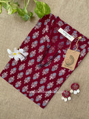 Short kurti "Basera" Bagru Cotton
