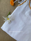 "Jahaan" White Kurta with Straight Pant-2pc