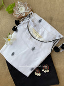 "Hunar" White Kurta with Straight Pant-2pc