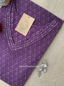 "Hoor" Kantha Cotton kurta