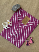 "Mogra" Lehriya Printed Cotton kurta