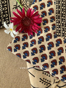 "Sukoon" Bagru Print Cotton Kurta Set with Cotton Dupatta(3pc)