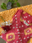 "Maaru" Bandhani Cotton Suit Set- 3pc