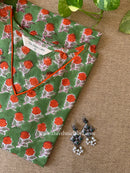 "Satva" Hand Block Printed Cotton kurta