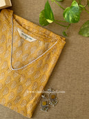 "Niyara" Hand Block Printed Cotton kurta