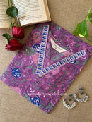 "Siya" Hand Block Printed Cotton kurta