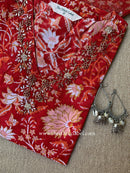 "Rajshree" Cotton Kurta with Kota Doria Dupatta(2pc)