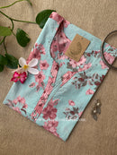 Hridya Buttoned Cotton Kurta
