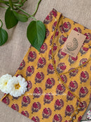 "Pushpa" Angrakha Cotton kurta