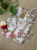 "Bagh" Angrakha Cotton kurta