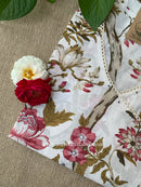 "Bagh" Angrakha Cotton kurta