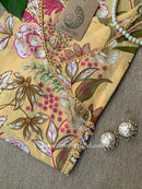 "Khushi" Angrakha Cotton kurta