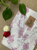 "Shukar" Kantha Cotton kurta