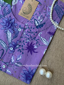Aruna Buttoned Cotton kurta- S, XXL