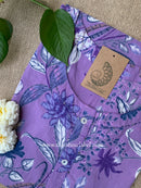 Aruna Buttoned Cotton kurta- S, XXL