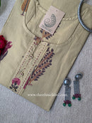 "Mitti" Kantha Cotton kurta