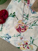 "Saral" Floral Cotton kurta - Big Size